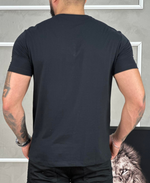 Camiseta T- Shirt Preta Masculina Com Logo Da Marca - Calvin Klein